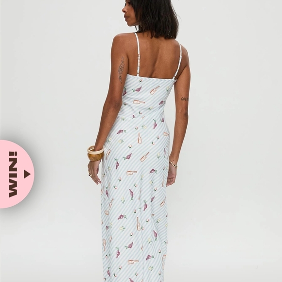 Princess Polly Light Blue Maxi Dress with Fun Prints - Picture 2 of 12